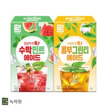 녹차원 수박민트 에이드14T+콤부그린티 에이드14T 총28T, 단품, 단품