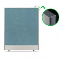 가구샘 PVC 파티션 H1500 원톤 어두운프레임 OG1054, H1500xW800/PW508