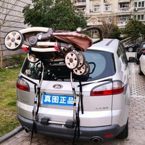 승용차 자전거 거치대 가로바 차량용, SUV 2대
