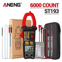 ANENG-ST194 디지털 6000 카운트 실제 RMS 멀티 미터 클램프 DC/AC 전류 전압 자동차 테스터 Hz 정전용량 옴 도구, CHINA, ST193 with Box
