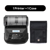 카드 포스기 POs 이지체크 단말기 신화포 무선 블루투스 4.0 80mm 안드로이드 POS 영수증 열전사 프린터, 05 Black_02 미국 플러그
