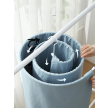 이불 커튼 시트 회전 건조 쉰냄새 주름 방지 옷걸이, 상세 페이지 참고, 원형 튜브두께 8mm 튜브길이 1.5m 1팩