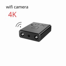 야간투시경 적외선 망원경 풀 HD 4K/1080P 미니 와이파이 카메라 XD IRCUT 나이트 비전 모션 감지 보안 캠코더 DV 센서 픽셀 비디오 레코더, 4k wifi camera, Add 128GB card