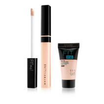 메이블린 핏미 컨실러 7ml + 미니 파운데이션 5ml 세트, 15 페어(컨실러), 랜덤발송(파운데이션), 4세트