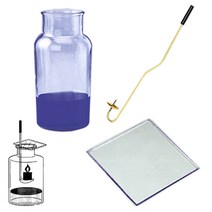 규격선택 연소숟가락 집기병 석회수 과학실험 연소실험 석회수 유리판, 4 유리판 10x10cm 5개1조