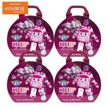 로보카폴리 비타민D+ 키즈비타민 철캔백 18정 엠버, 4개