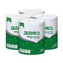 크리넥스 에어셀 점보롤 프리미엄 순수 250m, 3롤, 4팩