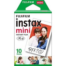 후지필름 체키용 미니필름 20장입 INSTAX MINI JP 2, 10장, 무지(화이트)