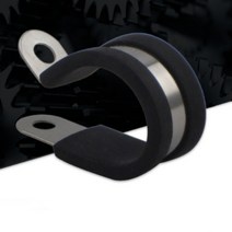 스텐 고무 라바 p d 자형 클립 크립 파이프 호스 케이블 전선 튜브 고정 픽싱 새들 셰들 새들 클램프 70mm