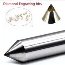 2pcs 3.175mm 3mm 다이아몬드 포인트 조각 커터 금속 석재 빙삭기 188, 3.175X L50 X 90, 01 3.175X L50 X 90, 01 3.175X L50 X 90