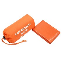 비비색 백패킹 1인용 소형 비박 미니 텐트비상 생존 침낭 경량 방수 캠핑 Bivy 자루, 01 Orange