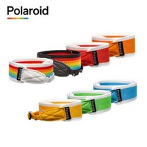 넥스트랩 악세서리 슬라이드 폴라로이드 원스텝나우 카메라 스트랩 sx70 690 레인보우타, 01 블랙 레인보우 스트라이프