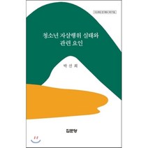 청소년 자살행위 실태와 관련 요인, 집문당, 박선희 저
