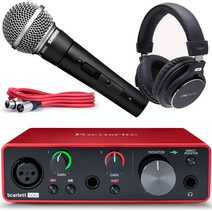 포커스라이트 스칼렛 솔로 3G x 슈어 SM58sk x JP-2N 패키지