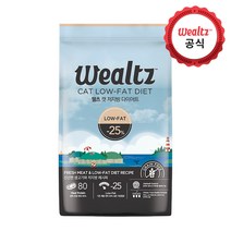 웰츠 캣 저지방 다이어트 6kg 고양이 사료 어덜트 307077, 웰츠 캣 어덜트 2.1kg x2개