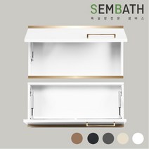 샘바스 더뉴보니 상부장 플랩장 상단장(W600xH320) 하단장(W600xH270), 다크그레이, C타입(상단장 + 하단장), 더형골드, 1개