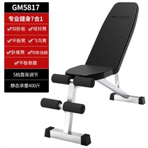 힙쓰러스트 머신 하체운동기구 레이크 기능 멀티 덤벨 의자 접이식 벤치 프레스 피트니스 윗몸 일으키기 보조 장, 09/경량