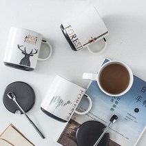 코스토프 FOREST 영국 폴란드 머그잔 수입 빈티지 큰 머그컵, 1개, A형