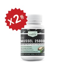 유비바이오 초록입홍합 25000mg 라이브 120캡슐 2EA, 단품, 단품