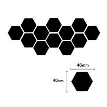 붙이는 거울 알리버트 DIY 깃털 3D 거울 벽 스티커 거실 아트 홈 장식 비닐 데칼 아크릴 벽화 벽지, 09 B-black 4.6x4x2.3cm