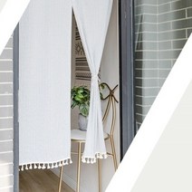 중문대신커튼 주방 바란스 방문 업장 가림막 가리개 패브릭 천막