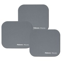 펠로우즈 마이크로밴 마우스패드 실버 X 3개 부드러운 안정적인 대형패드