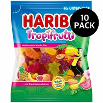 하리보 트로피프루티 젤리 100g 10팩 Haribo Tropifrutti, 10개