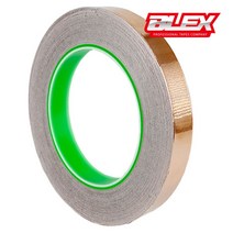 ㅰ∮BLEX 블렉스 전도성 동테이프 0.05T x 15mm 30M 전기회로 황테이프 박테이프 전자파차단 금속 구리∮θ_EA, Þ바로이것Þ