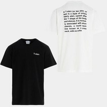 베트멍 21SS 레터링 로고 블랙 화이트 티셔츠 UE51TR300 45153504079467771725