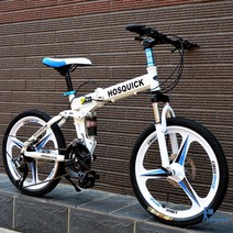 팻바이크 MTB 출퇴근 바이크 입문 산악 용, 24속, 20인치, 1.화이트 삼도륜
