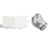 DJI 매빅 에어 2 드론용 렌즈 가드 캡 짐벌 비전 센서 보호 커버 드론 액세서리 후드, [02] Half Cover Cap