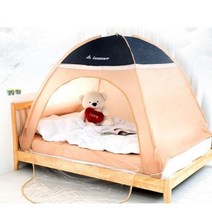 난방텐트 사각 원터치 난방텐트 1인용 퀸 슈퍼싱글 실내텐트 추천 대형 침대난방텐트 실내용 수면 방풍 유아 아기 원룸