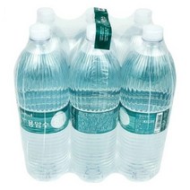 아홀 휘오제주V워터2L water bottle 워터 물 생수, 12, 2L