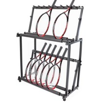 테니스 라켓 거치대 진열대 배드민턴, 더블레이어14헤드(등받이높이조절가능)