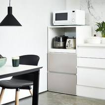 한샘(가구) 한샘 키친온 렌지대 수납형_낮은장(2종/택1), 그레이(B)