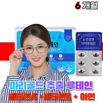 루테인 20mg 침침한눈 건강 루태인 루테린 결명자추출 블루베리추출분말 누테린 비타민a 비타민e 아연 건강 기능 식품 남성 여성 부모님, 2통(3개월)