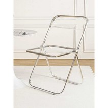 미드센추리 의자 북유럽 사출 카페 디자인 투명 체어, 핑크