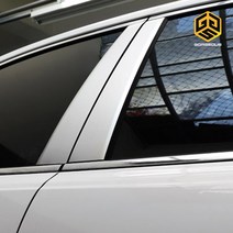 (골져스) 쏘나타DN8 니로 스팅어 QM6 SM6 렉스턴스포츠칸 티볼리에어 B필러 메탈 랩핑 스티커 자동차 기둥몰딩 보호필름 DIY 시트지 튜닝 악세사리 용품, 올뉴K3(2018년 이후), 기아