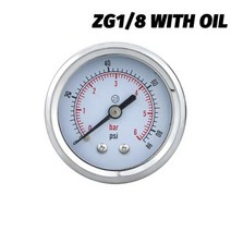 휠캡 tpms 젠더 자동차 휠 프로텍터 락볼트 Y50z 축 수압 게이지 스테인레스 스틸 쉘 스레드 연결 휴대용 진공 압력, 0-0.16Mpa+03