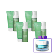 제주온 풋귤 클렌징 듀오 세트 아침 세안 비건 유기농 천연 계면활성제 화장품 폼클렌저 클렌징폼 민감성 수분 보습 병풀 히알루론산, 4개(추가할인+사은품+무료배송)