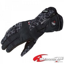코미네 플래그쉽 열선 글러브 방수 방한 투습기능 EK-205 ADVANCED PROTECT E-GLOVE EK-205 오토바이 열선 방한 방수 장갑 오후 2시 전 당일배송, CRUSH BLK_RED