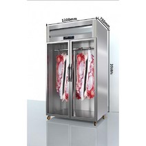 고기냉장고 업소용 숙성고 정육점 드라이에이징 냉동고 쇼케이스, 고기냉장고 1200X2000
