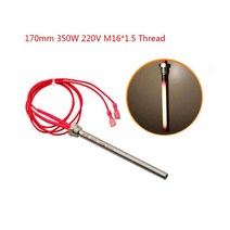 화목난로 부품 350w 220v 점화 점화기 핫로드 우드 펠렛 스토브 m161.5, 검은색
