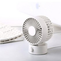 저소음 미니선풍기 사무실 데스크 서큘레이터 각도조절 USB 소형선풍기, 블루