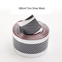 오르간페달 알로이페달 1 미터 고무 몰딩 스트립 고무 자동차 도어 페달 트림 범퍼 diy 도어 실 프로텍터 에지 가드 자동차 스타일링, 100x7cm 실버 블랙