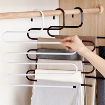 코엔라이프 바지걸이 5단, 1개, 화이트