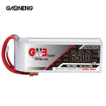 가오능 6500mAh 11.1V 50C 3셀 RC 카 배 드론 레이싱 배터리, XT60