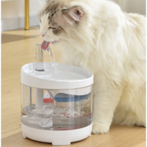 고양이 자동 정수기 급수기 물그릇, 기본, 삼각형