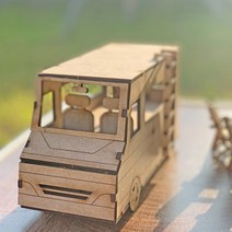 이음레이저공방 캠핑카 우드 미니어처 캠핑용품 만들기 DIY 키트