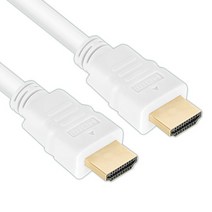 HDMI2.0 UHD 셋탑박스 LG노트북 스마트티비 모니터 노트북 연결케이블 흰색 화이트선 4K 삼성모니터 M5 M7 삼탠바이미, 2m